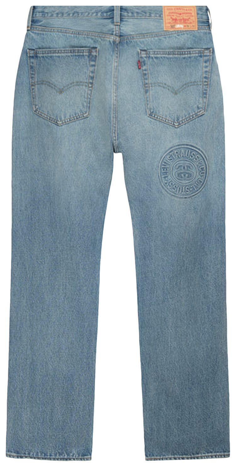 Stussy x Levis Embossed 501 Jean Indigo