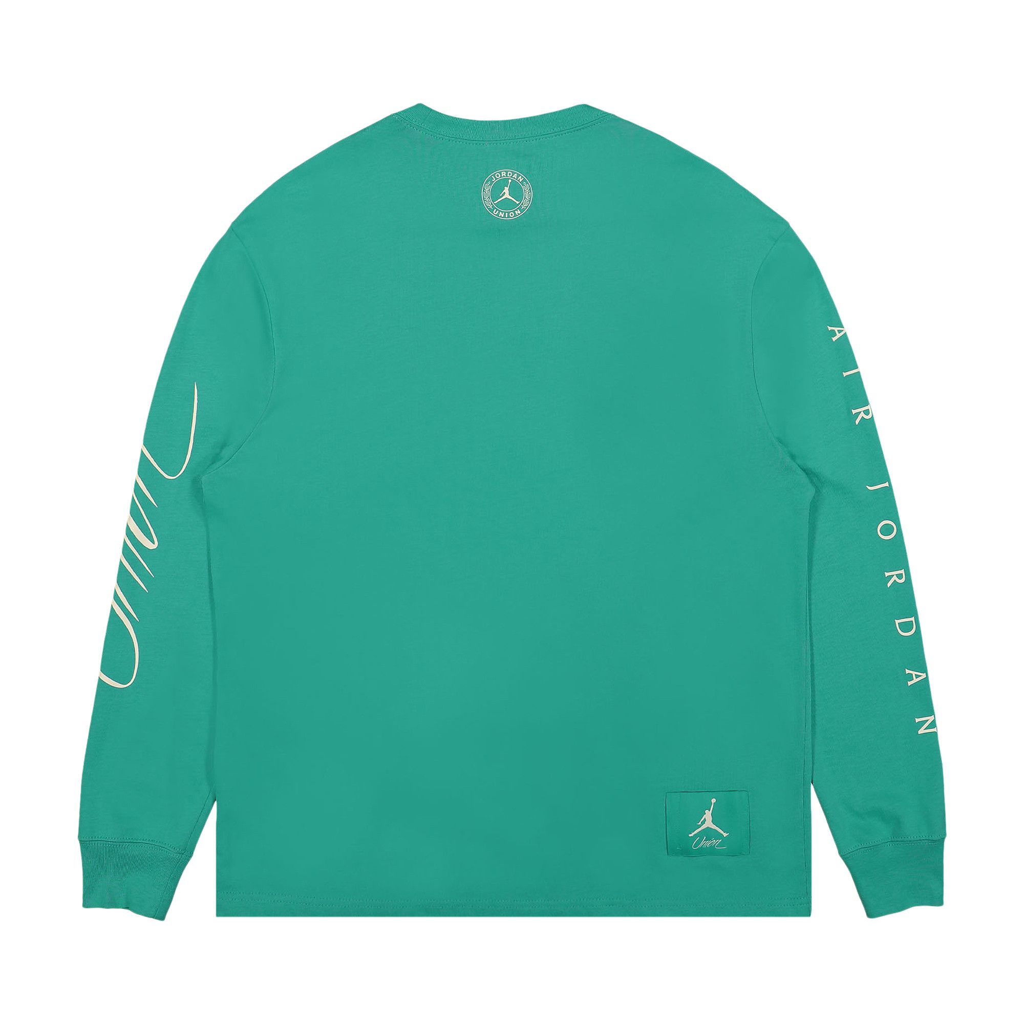 Buy Air Jordan x Union Long Sleeve T Shirt Kinetic Green Coconut Milk DV7341 370 GOAT