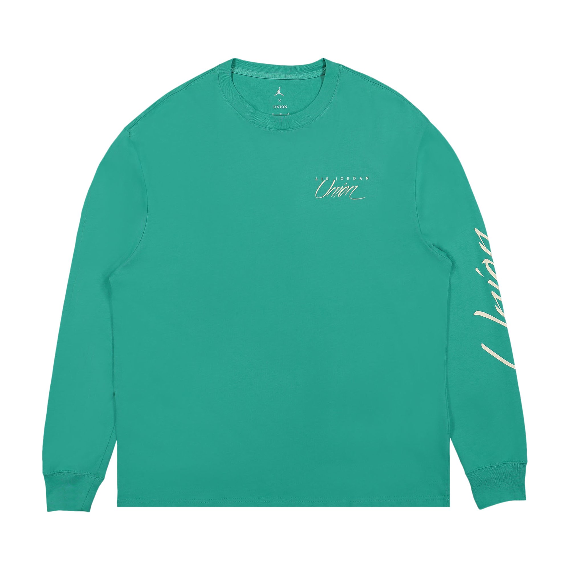 Buy Air Jordan x Union Long-Sleeve T-Shirt 'Kinetic Green/Coconut