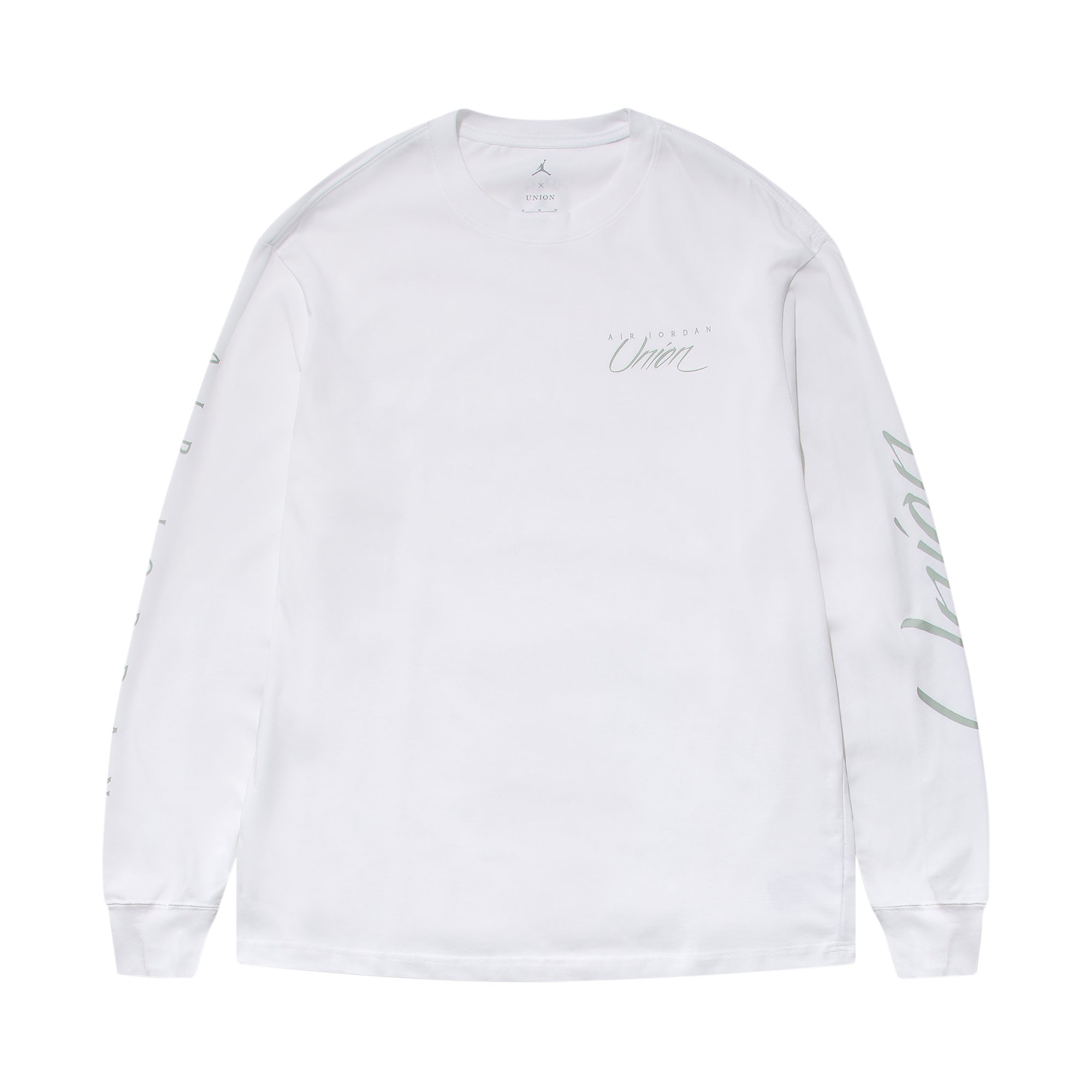 Buy Air Jordan x Union Long-Sleeve T-Shirt 'White/Grey Haze