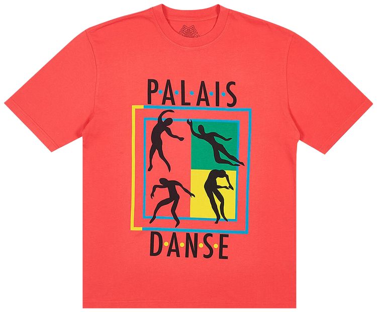 Palace Danse Crew T Shirt Light Red