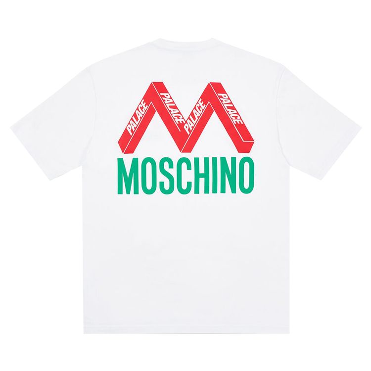 Palace x Moschino T Shirt White