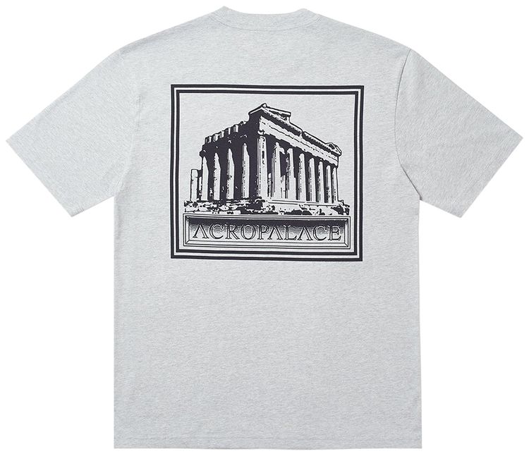 Palace Acro T Shirt Grey Marl