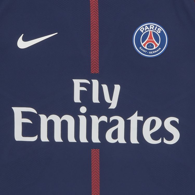Nike Paris Saint Germain Vapor Home Ligue 1 Nemyar Jr Jersey Midnight NavyWhite