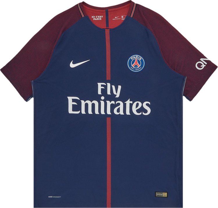 Nike Paris Saint-Germain Vapor Home Ligue 1 Nemyar Jr. Jersey 'Midnight Navy/White'
