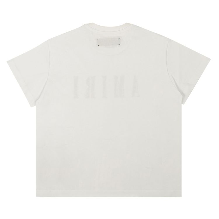 Amiri Short Sleeve Logo T Shirt White