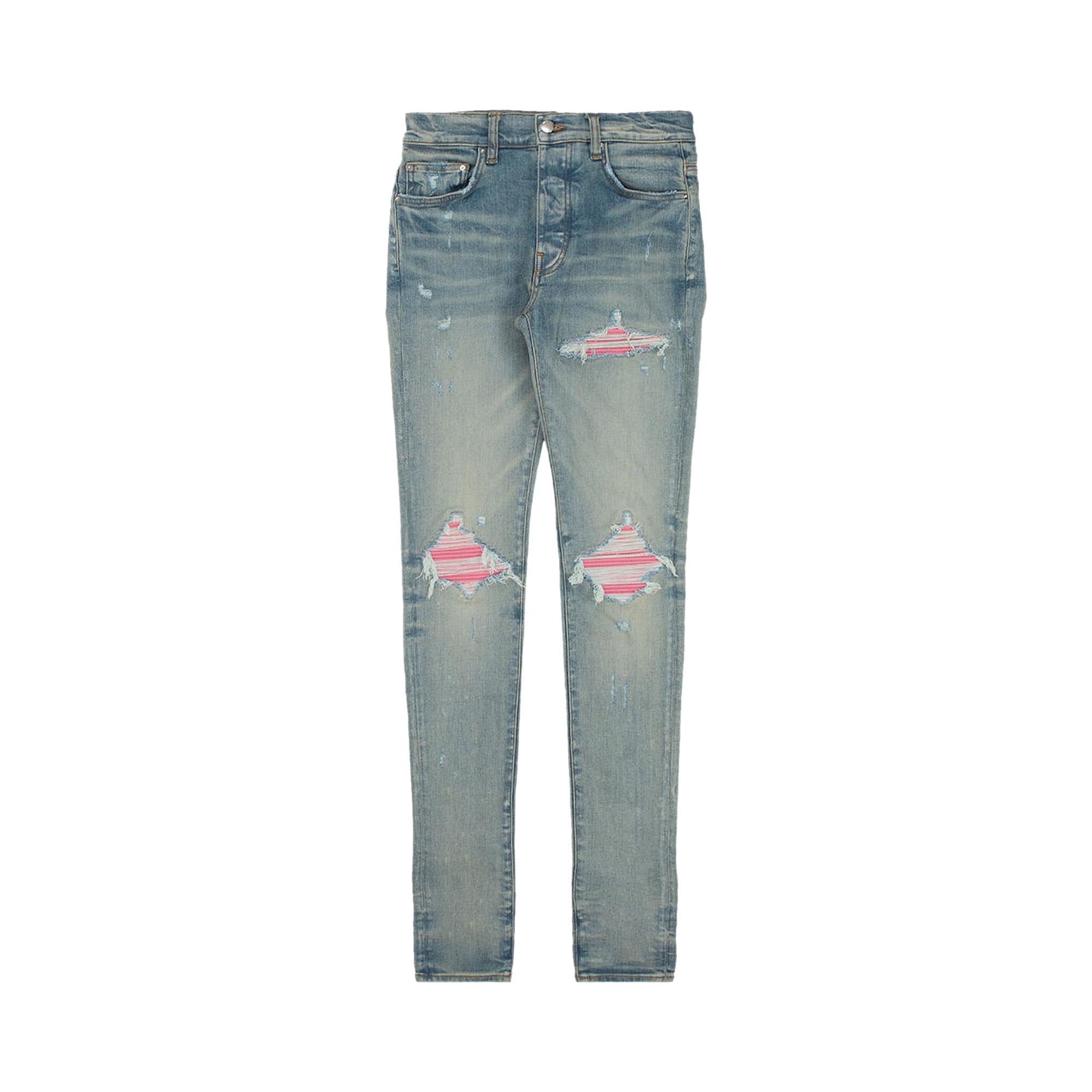 Buy Amiri Ripped Skinny Jeans 'Clay Indigo' - PS23MDS013 408