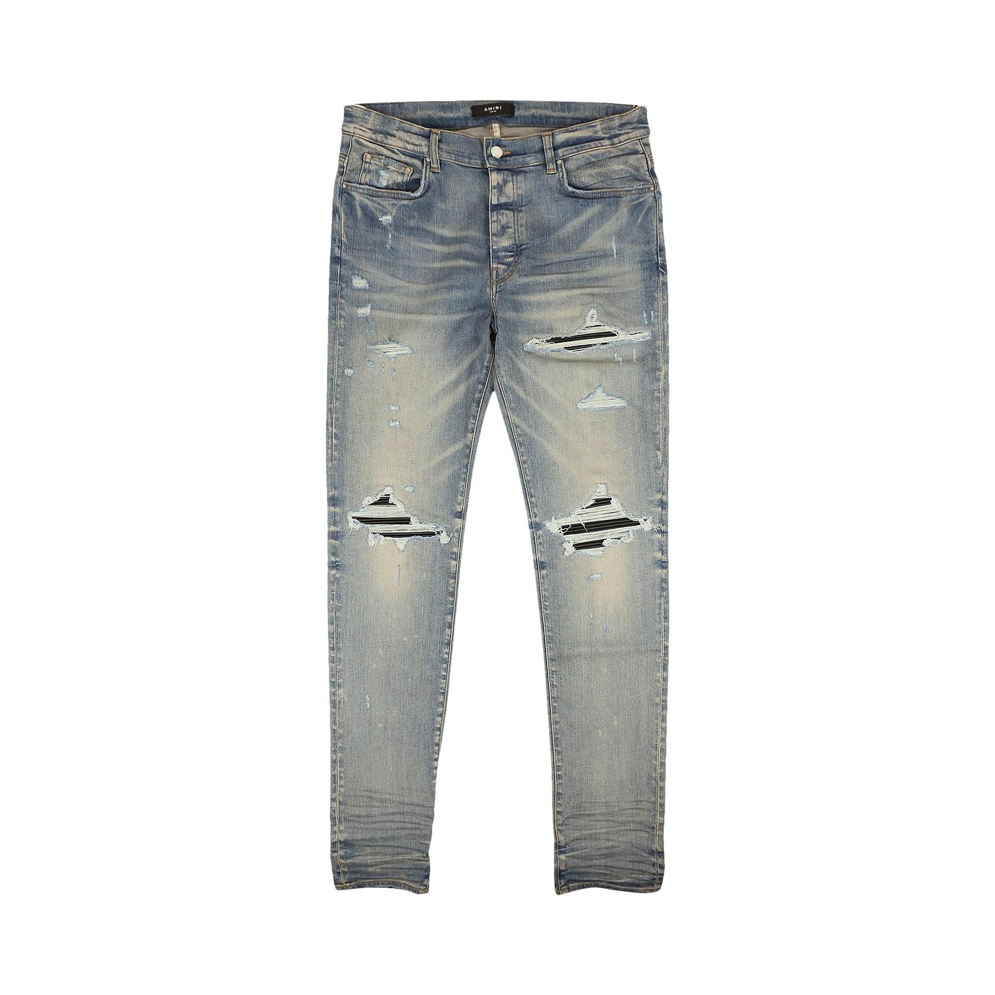 AMIRI ダメージ ジーンズ MX1 JEAN PXMD001-CLAY INDIGO Buy Amiri MX1 Classic Jean 'Clay Indigo' - PXMD001 408 CLAY