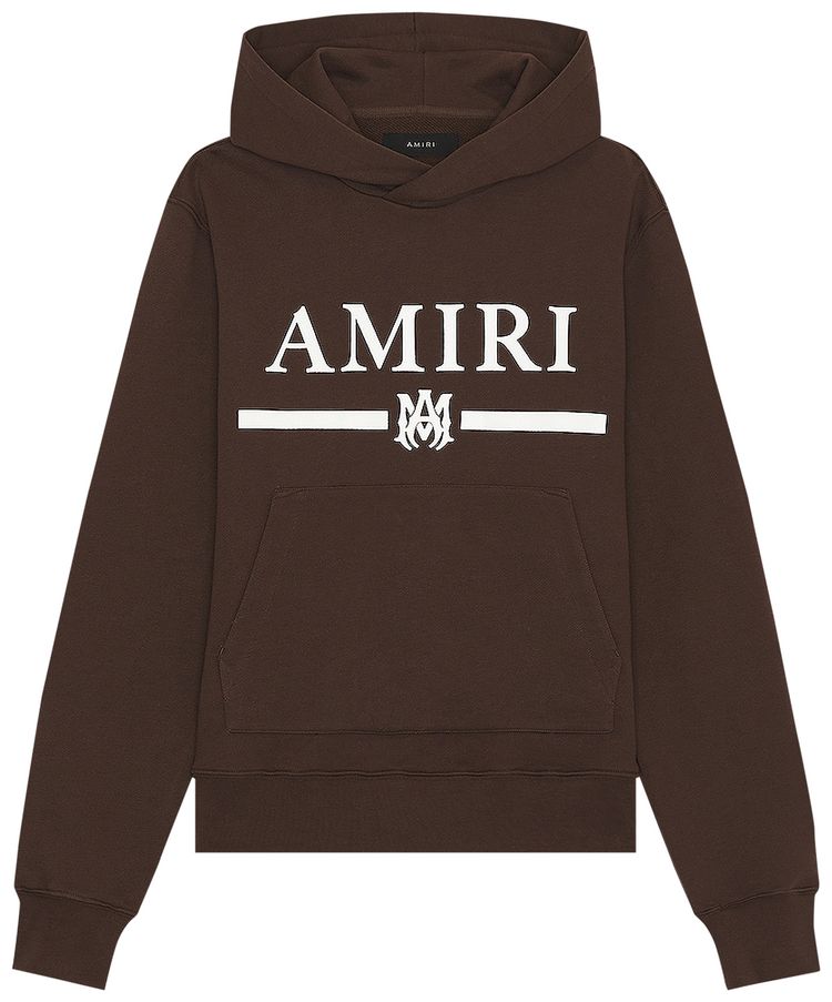 Amiri MA Bar Hoodie Brown
