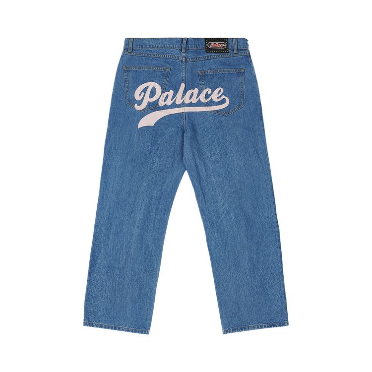 Size 32 Palace Chain Script Jean 'Stone Wash'