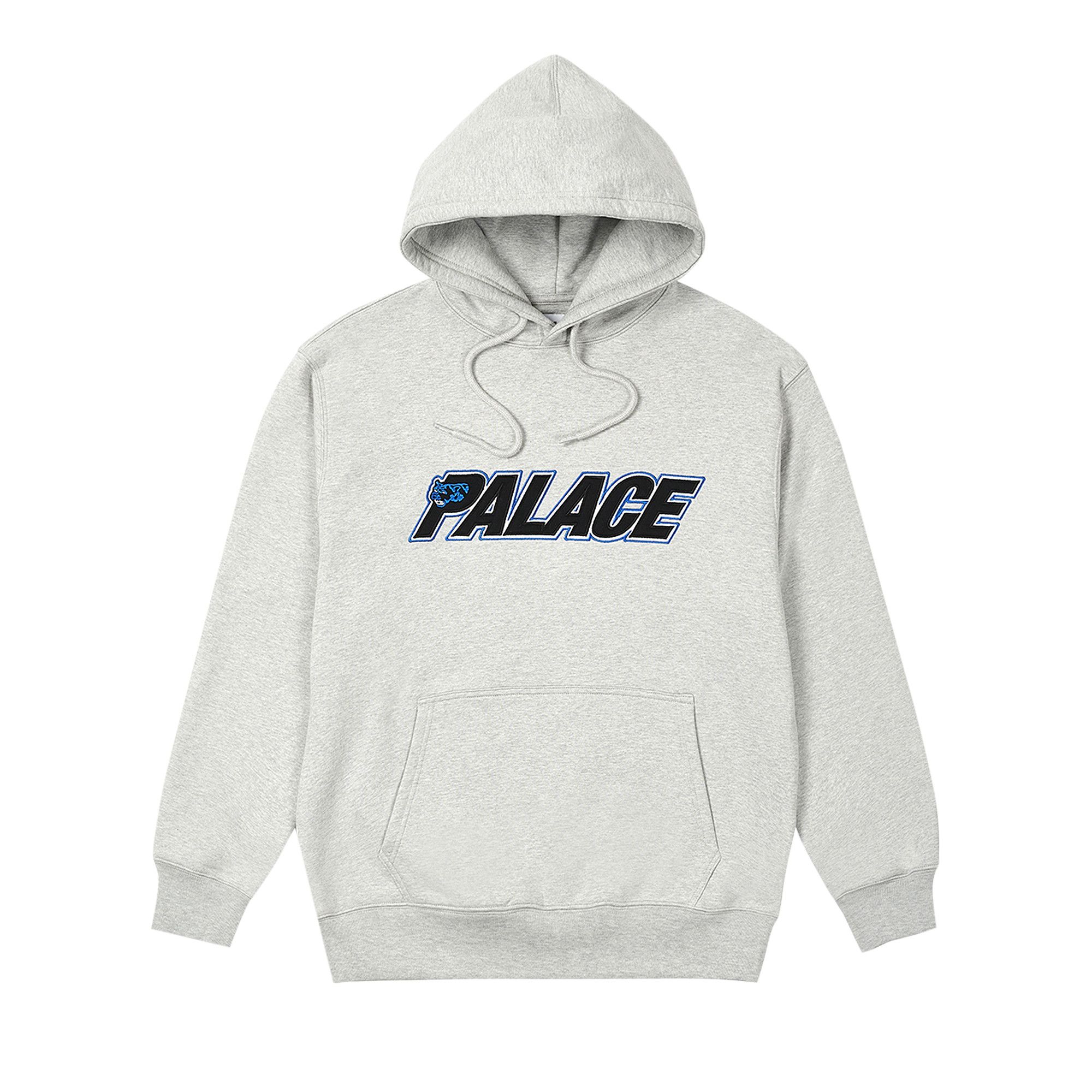Buy Palace Panther Hood Grey Marl P24CS076 GOAT UK