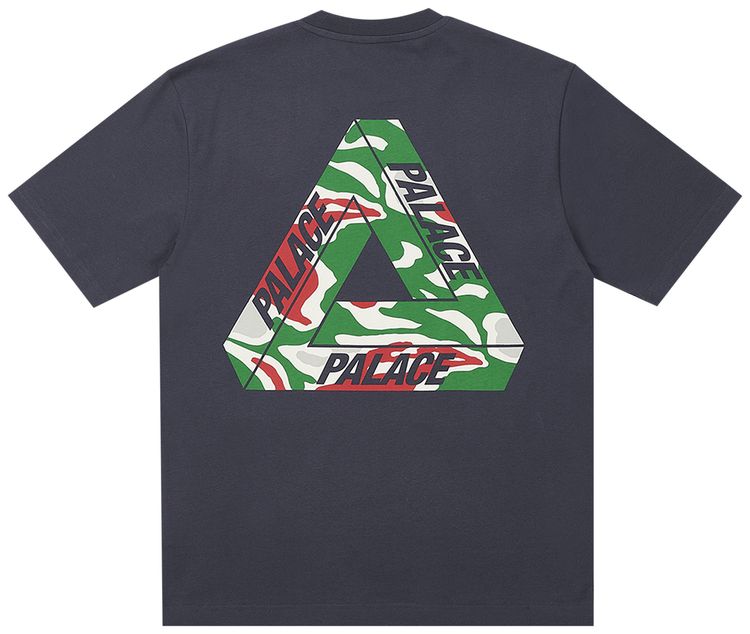Palace Jungle Camo Tri Ferg T Shirt Navy