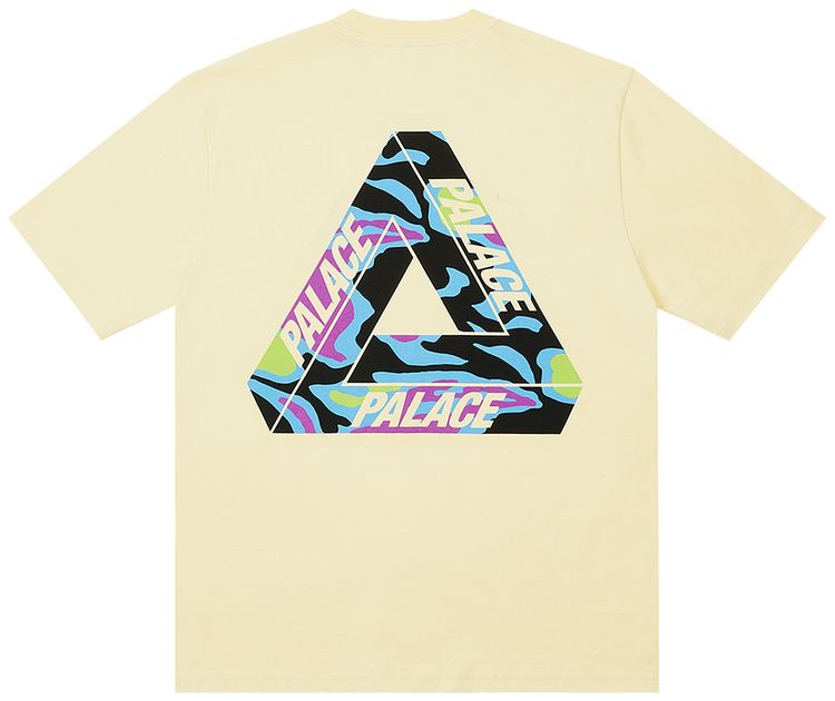 Palace Jungle Camo Tri Ferg T Shirt Mellow Yellow