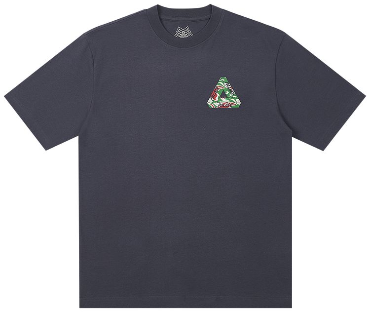 Palace Jungle Camo Tri Ferg T Shirt Navy