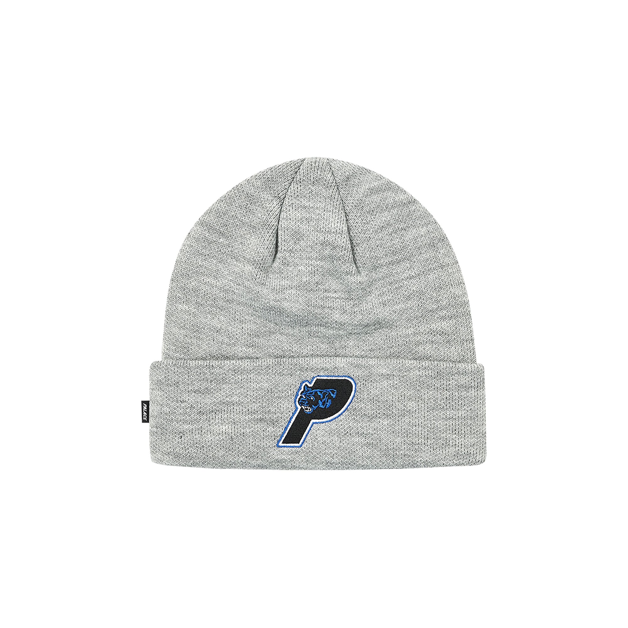 Palace Panther Beanie 'Grey Marl'
