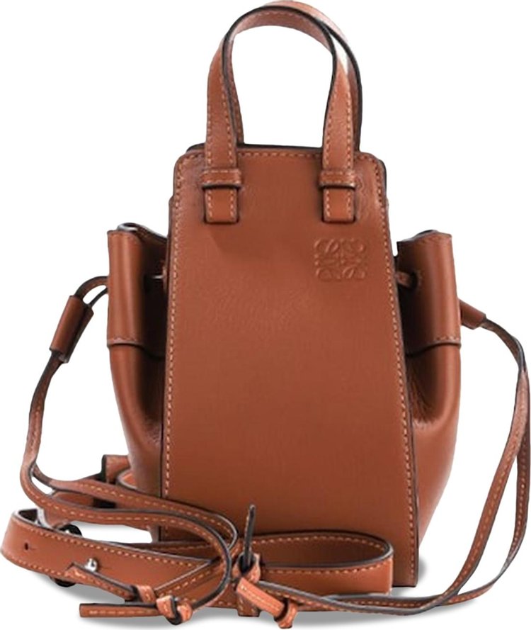 Loewe Hammock Drawstring Mini Bag Tan