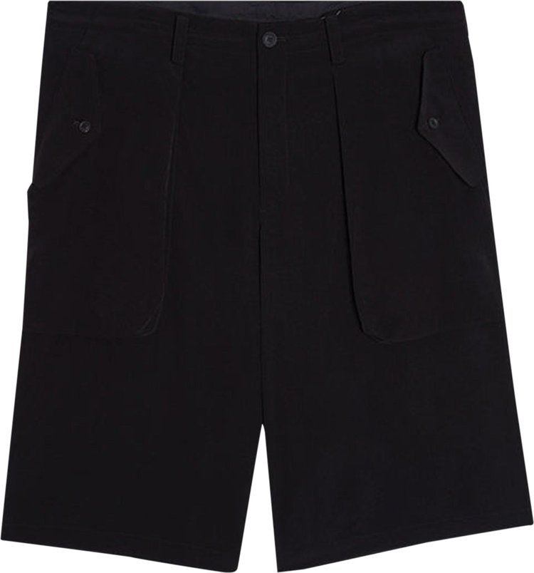Buy Yohji Yamamoto Pour Homme Side Gusset Pocket Short 'Black' - HG P47 ...