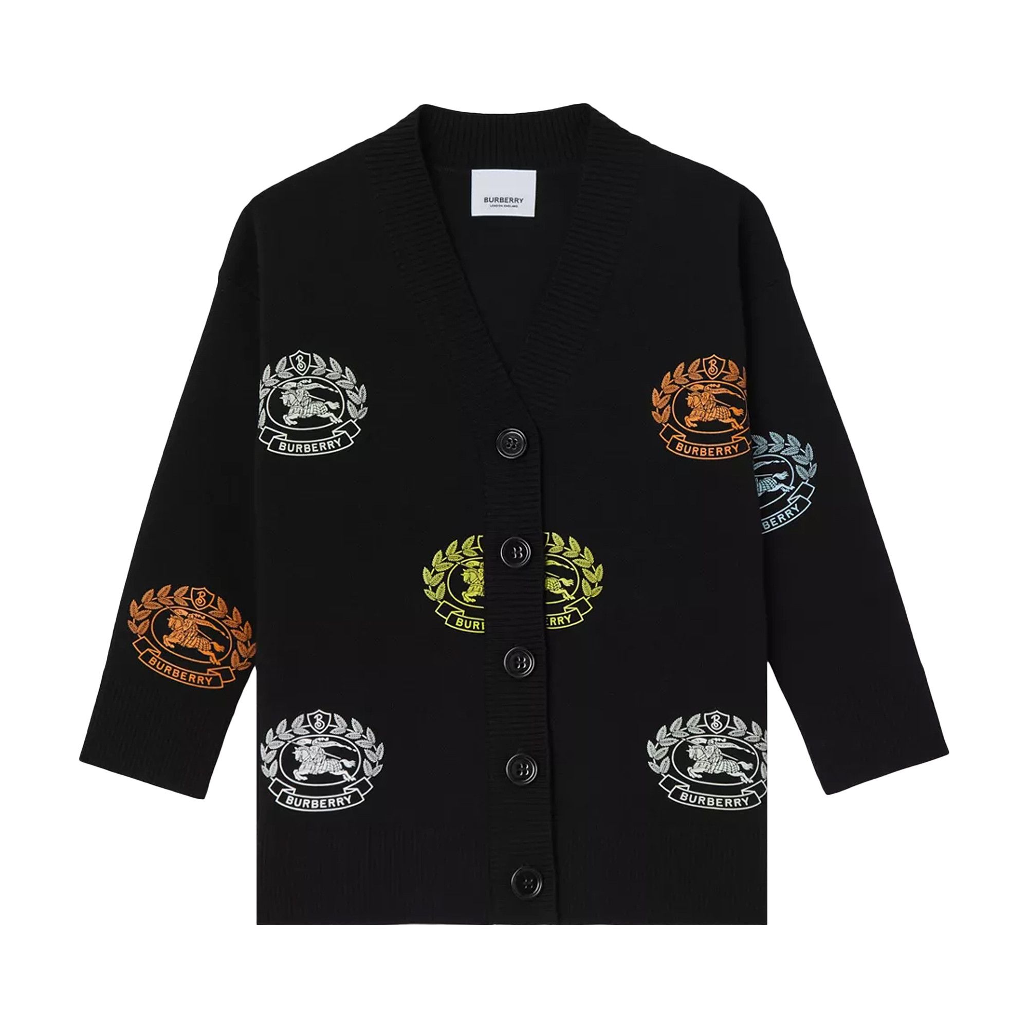 Buy Burberry Sidney Cardigan 'Black' - 8063452 | GOAT CA