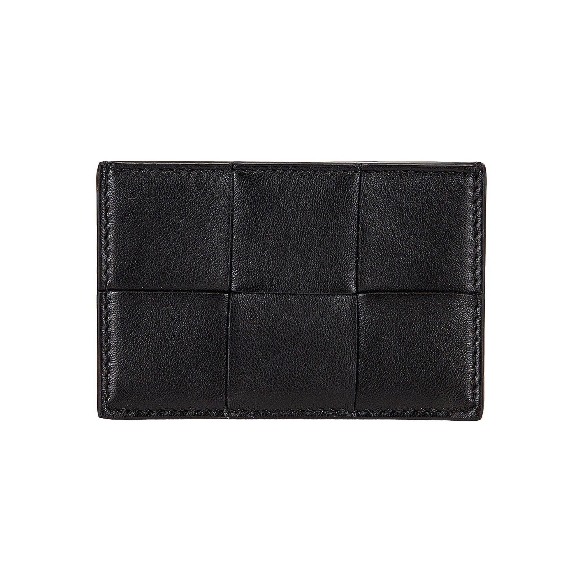 Buy Bottega Veneta Credit Card Case 'Black/Gold' - 651401 VCQC4