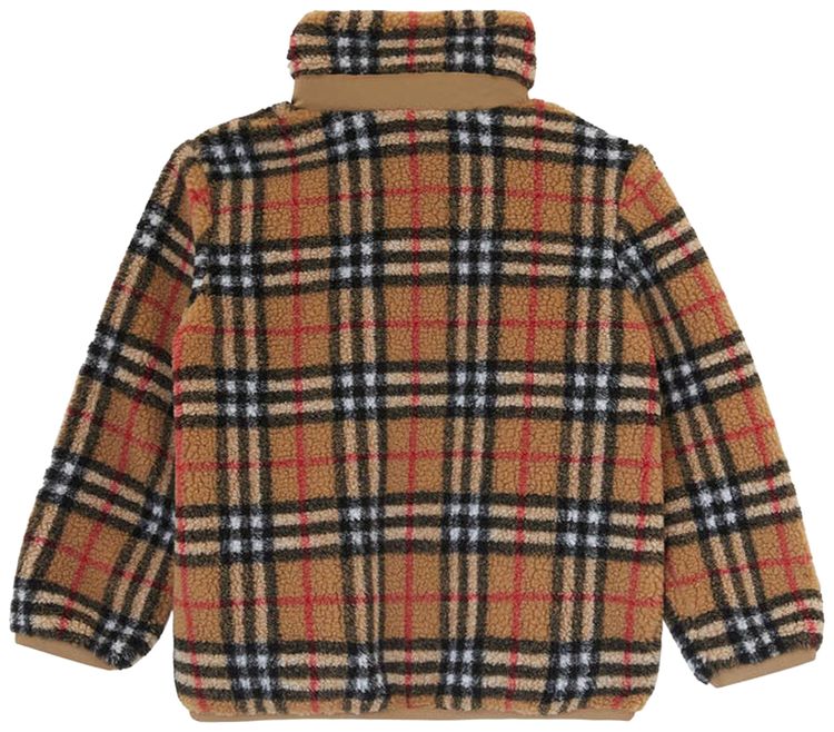 Burberry Bergen Fleece Jacket Beige Chalk