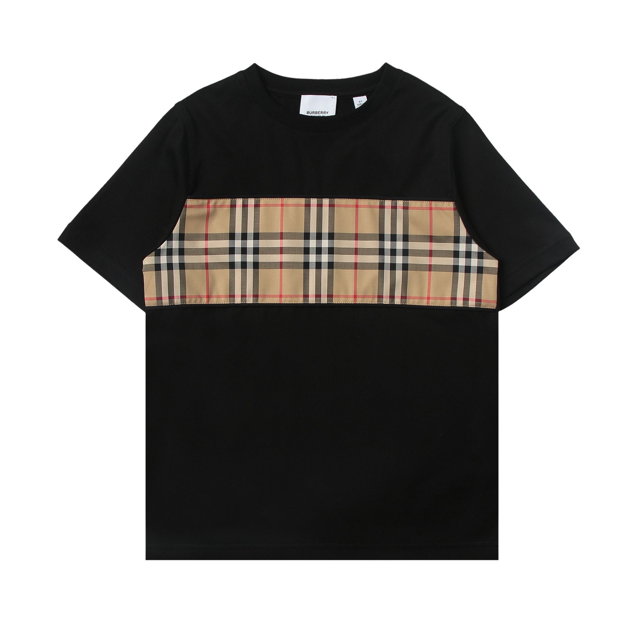 Buy Burberry Cedar Check T-Shirt 'Black' - 8064784 | GOAT