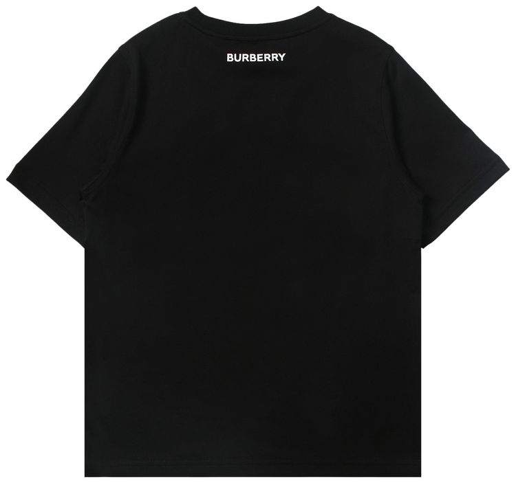 Burberry Cedar Check T Shirt Black
