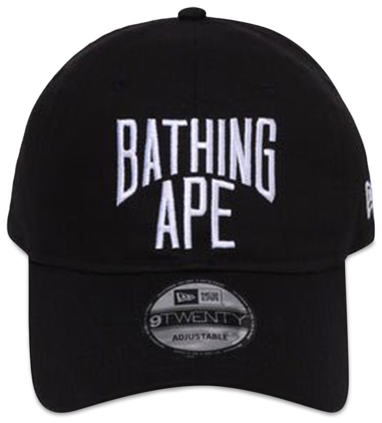 BAPE NYC Logo New Era 9TWENTY Cap Black