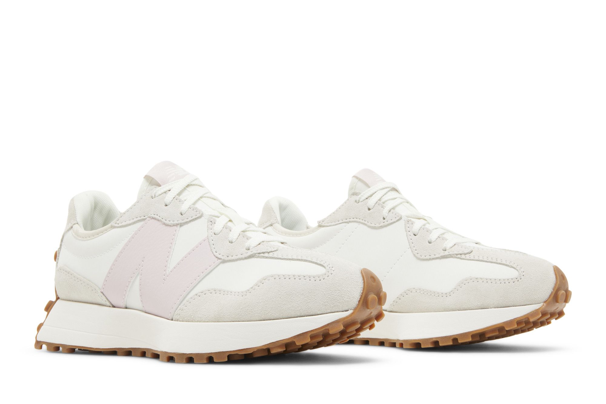 ★ (W) New Balance ★ 327 Sea Salt Pink Haze New Balance 327 NB Sea Salt Pink Haze Women Casual Lifestyle