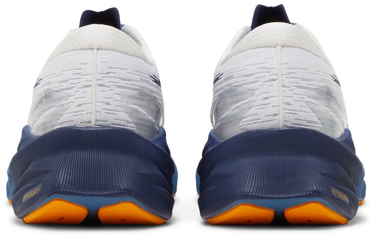 Asics Novablast 3 White Deep Ocean