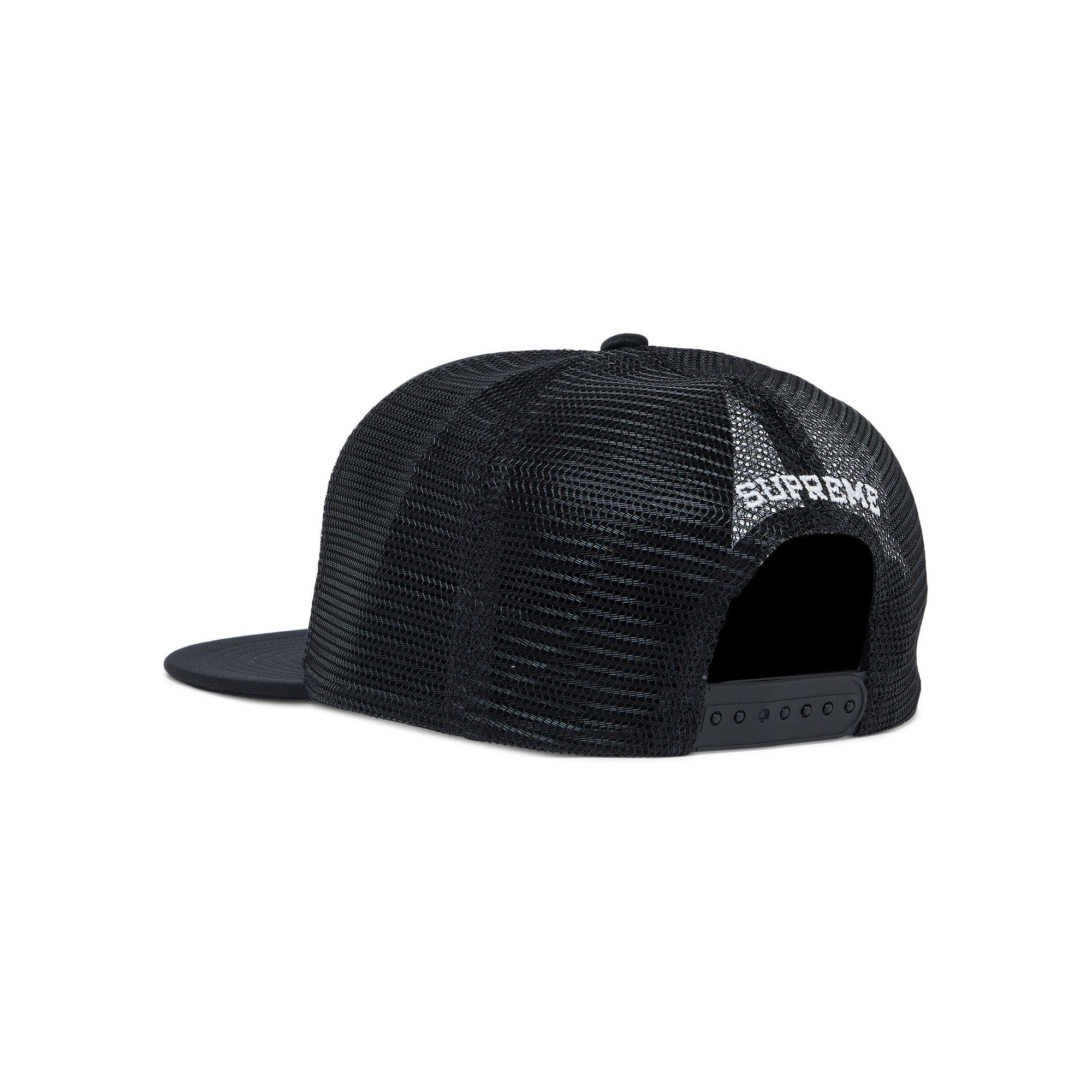 Buy Supreme Stamped Mesh Back 5-Panel 'Black' - SS23H15 BLACK | GOAT