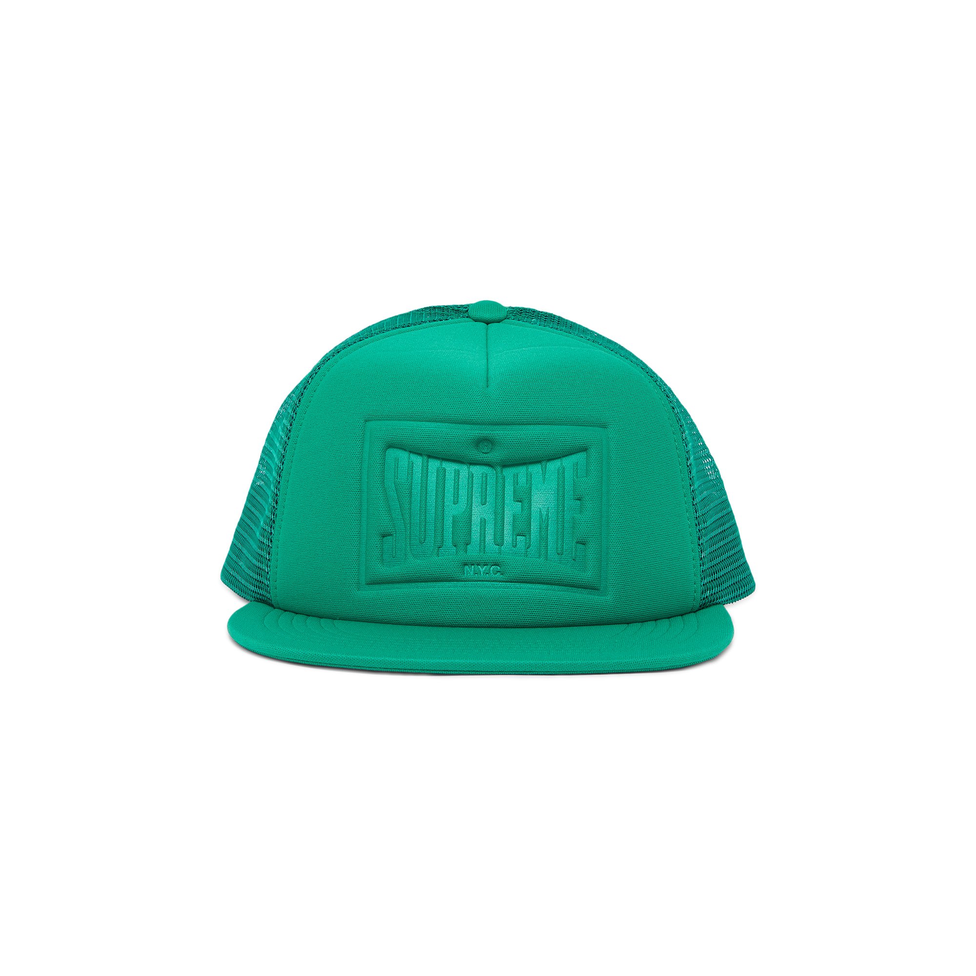 Buy Supreme Stamped Mesh Back 5-Panel 'Green' - SS23H15 GREEN