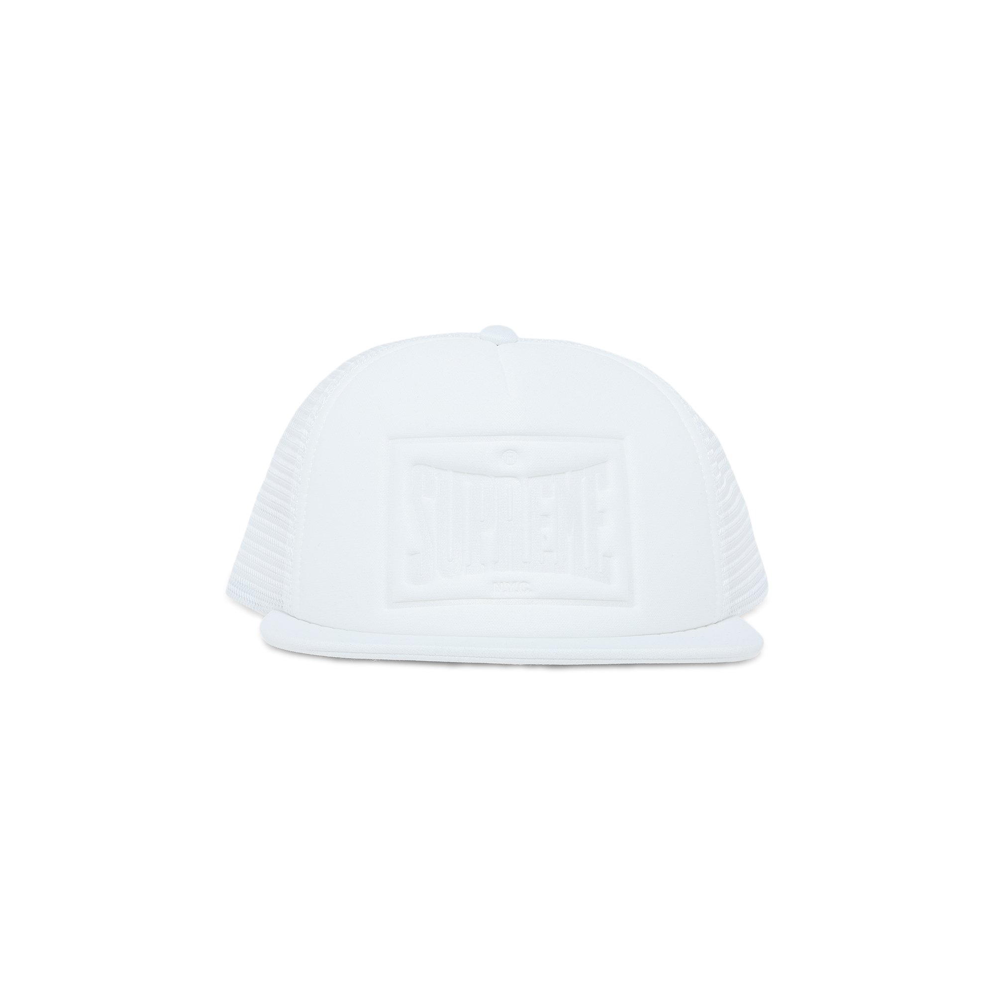 Buy Supreme Stamped Mesh Back 5-Panel 'White' - SS23H15 WHITE | GOAT