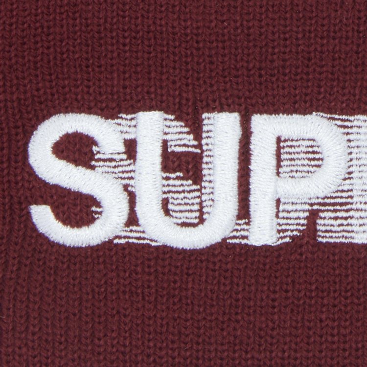 Supreme Motion Logo Beanie Burgundy