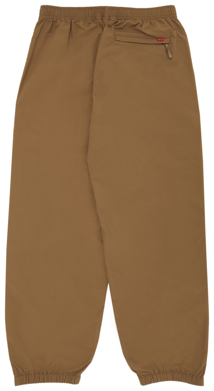 Supreme Full Zip Baggy Warm Up Pant Light Brown