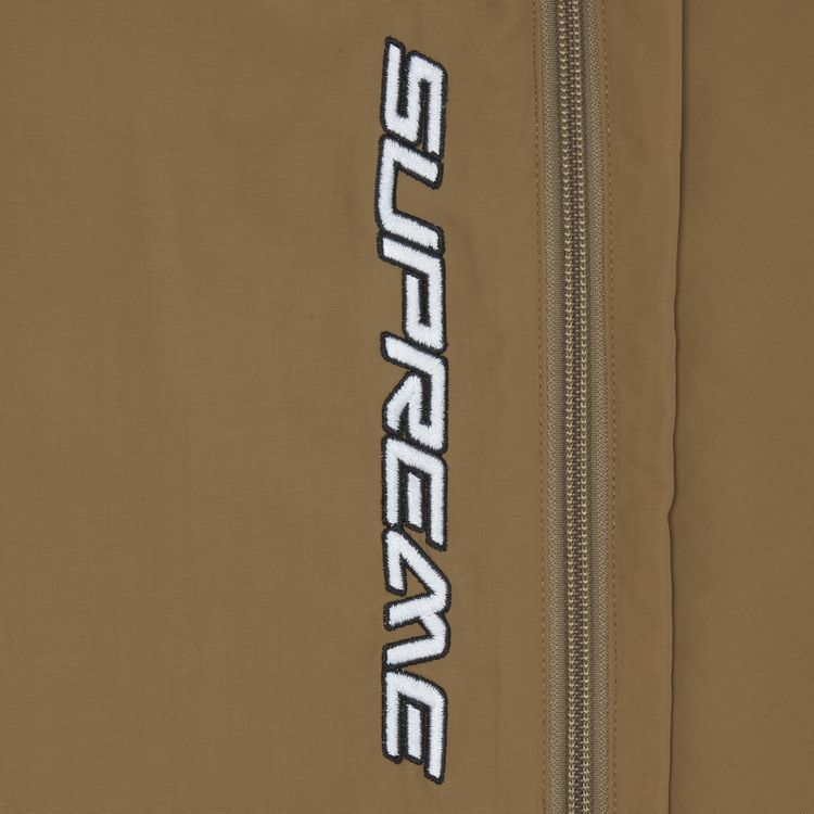 Supreme Full Zip Baggy Warm Up Pant Light Brown