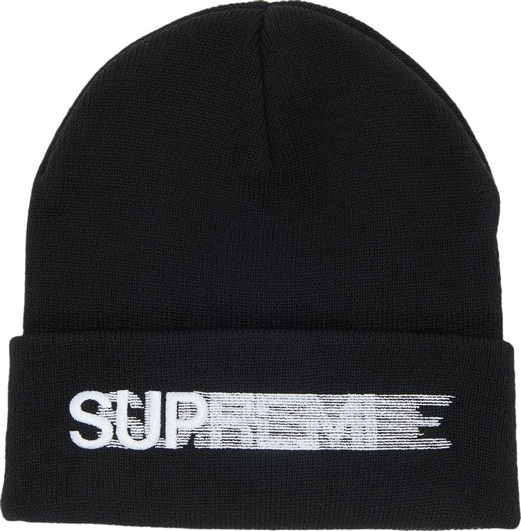 Buy Supreme Motion Logo Beanie 'Black' - SS23BN10 BLACK | GOAT