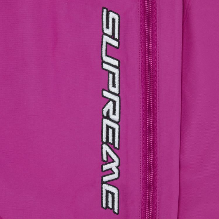 Supreme Full Zip Baggy Warm Up Pant Fuchsia