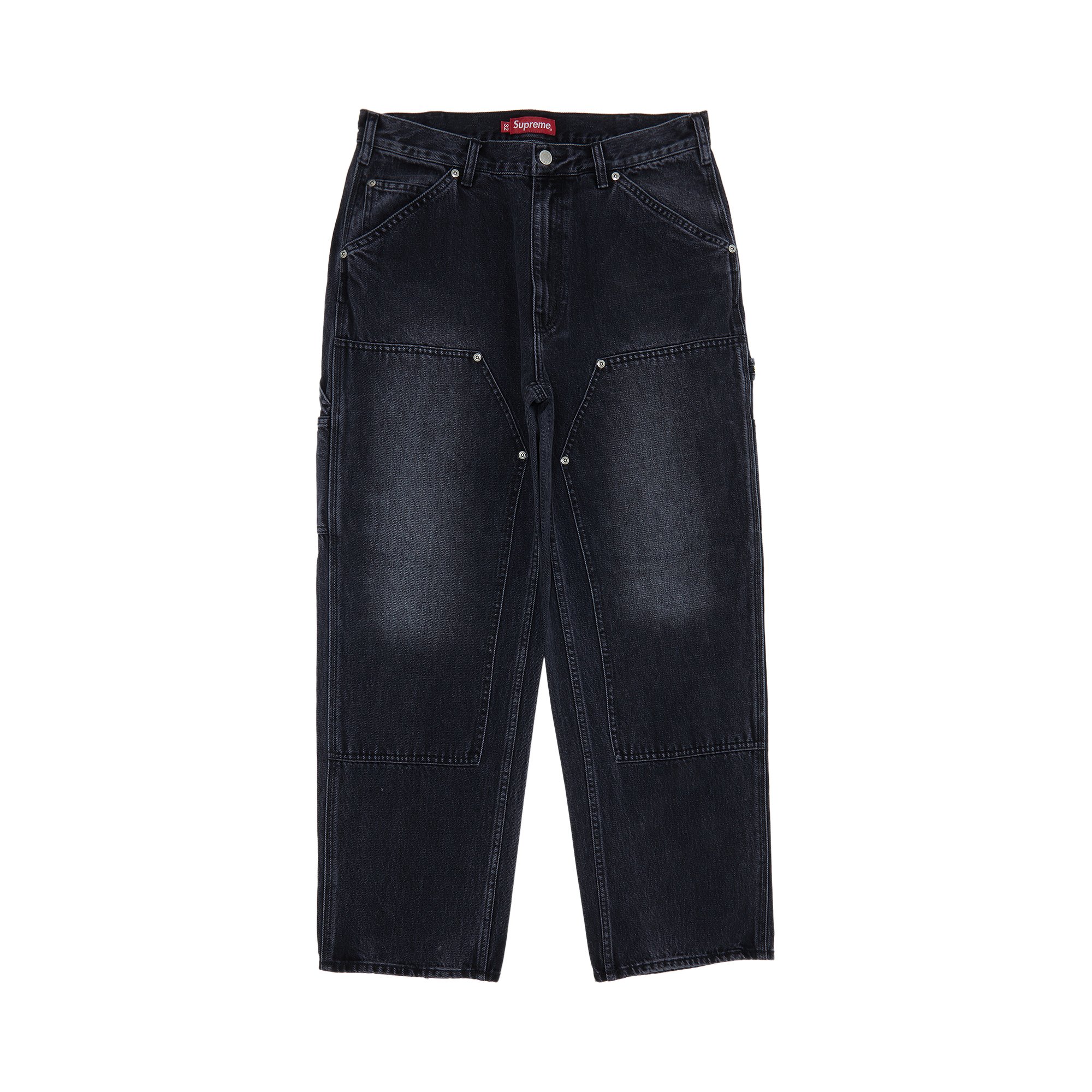 Supreme Double Knee Painter Pant 'Washed Black'