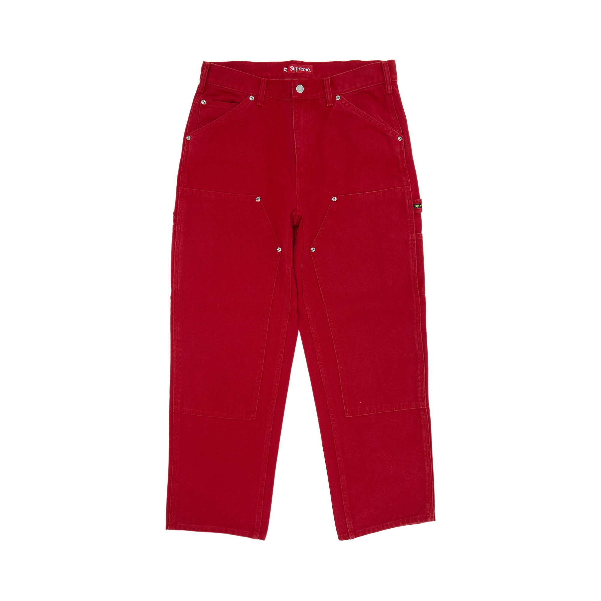 Supreme Double Knee Painter Pant 'Red'
