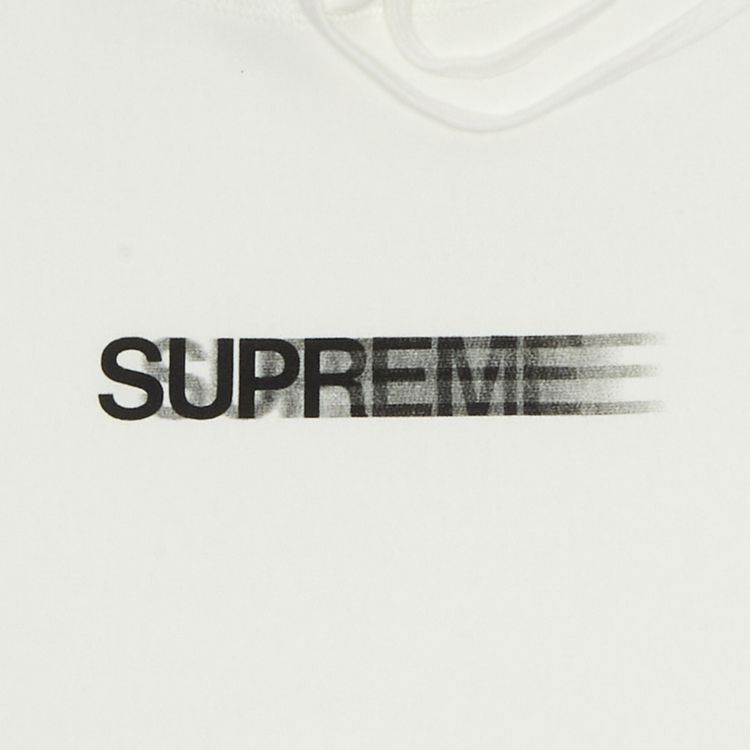 Supreme Motion Logo Hooded Sweatshirt White