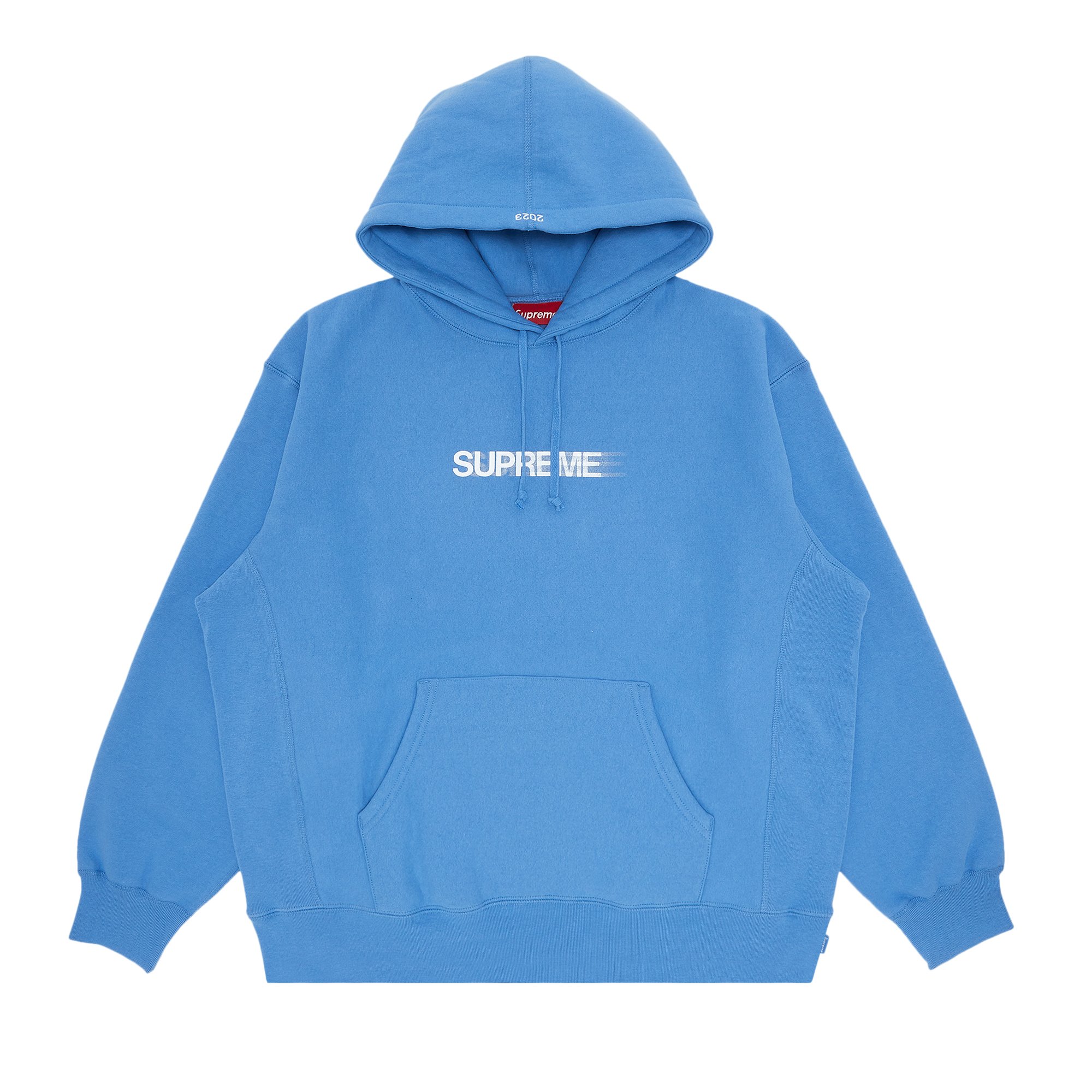 Supreme Motion Logo Hooded Sweatshirt 'Light Blue'