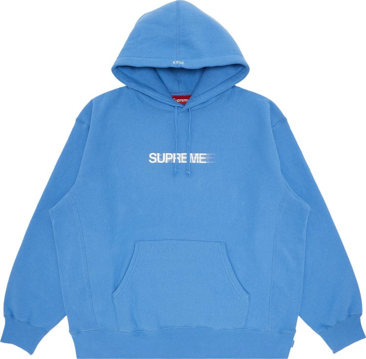 Buy Supreme Motion Logo Hooded Sweatshirt 'Light Blue' - SS23SW45 LIGHT ...
