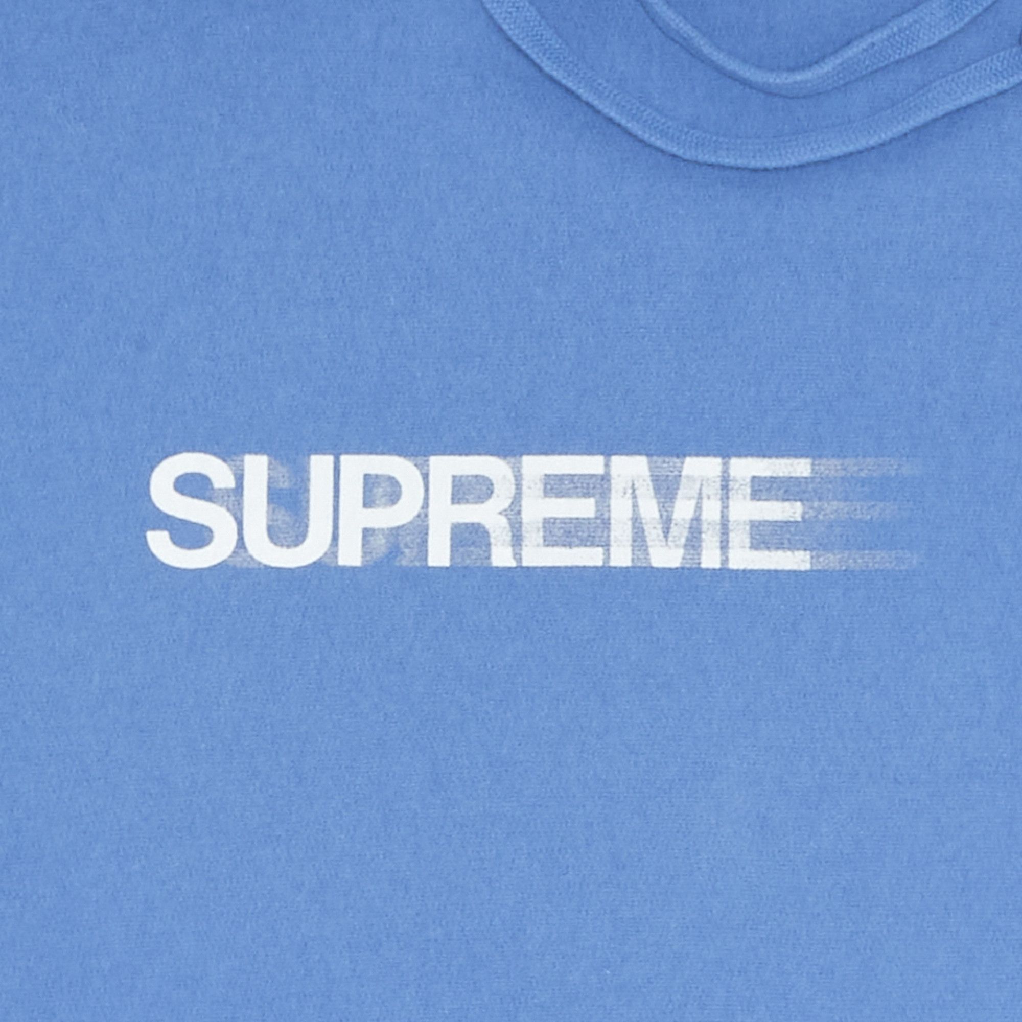 Size l Supreme Motion Logo Hooded Sweatshirt Light Blue