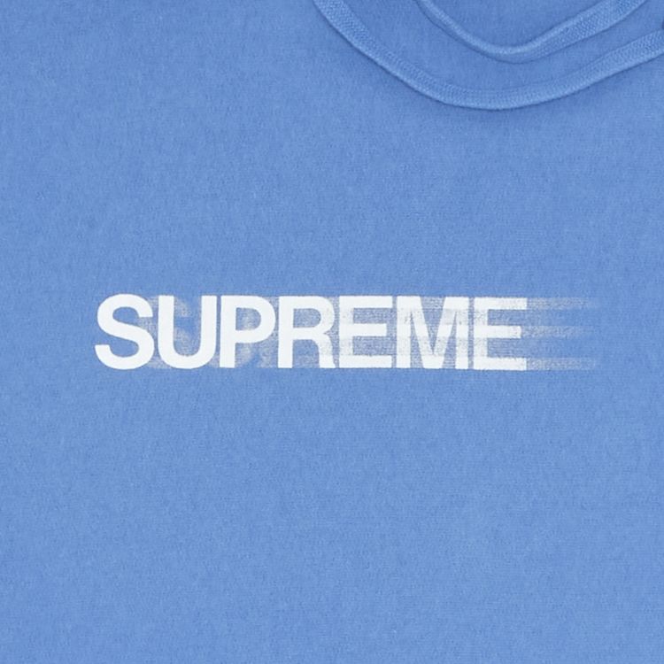 Supreme Motion Logo Hooded Sweatshirt Light Blue