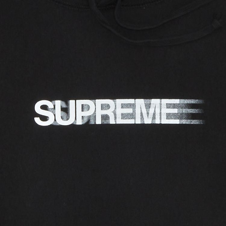 Supreme Motion Logo Hooded Sweatshirt Black