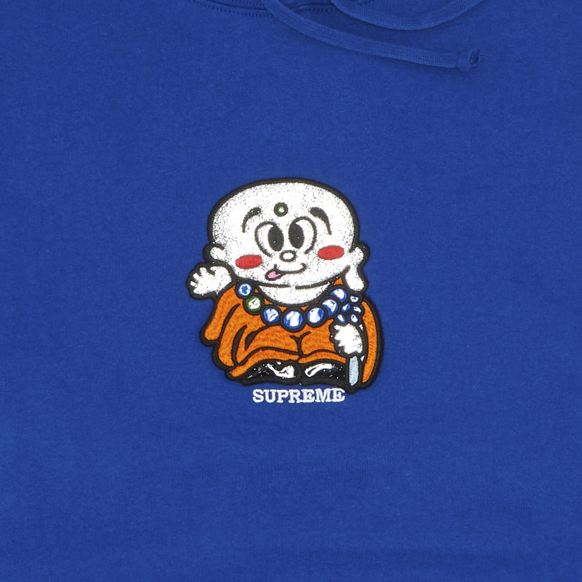 Buy Supreme AOI Buddha Hooded Sweatshirt 'Royal' - SS23SW69 ROYAL