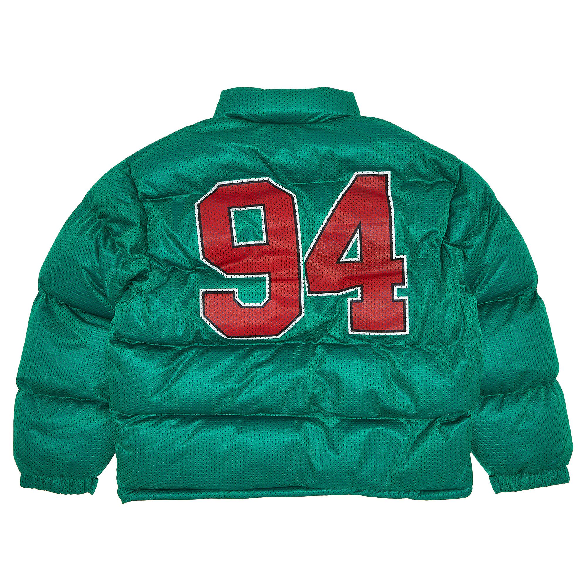 Buy Supreme Mesh Jersey Puffer Jacket 'Green' - SS23J28 GREEN | GOAT