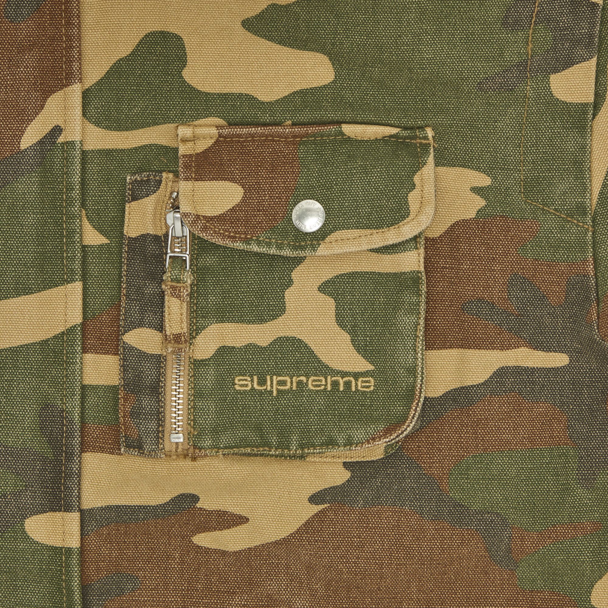 Buy Supreme Canvas Clip Jacket 'Tan Camo' - SS23J31 TAN CAMO