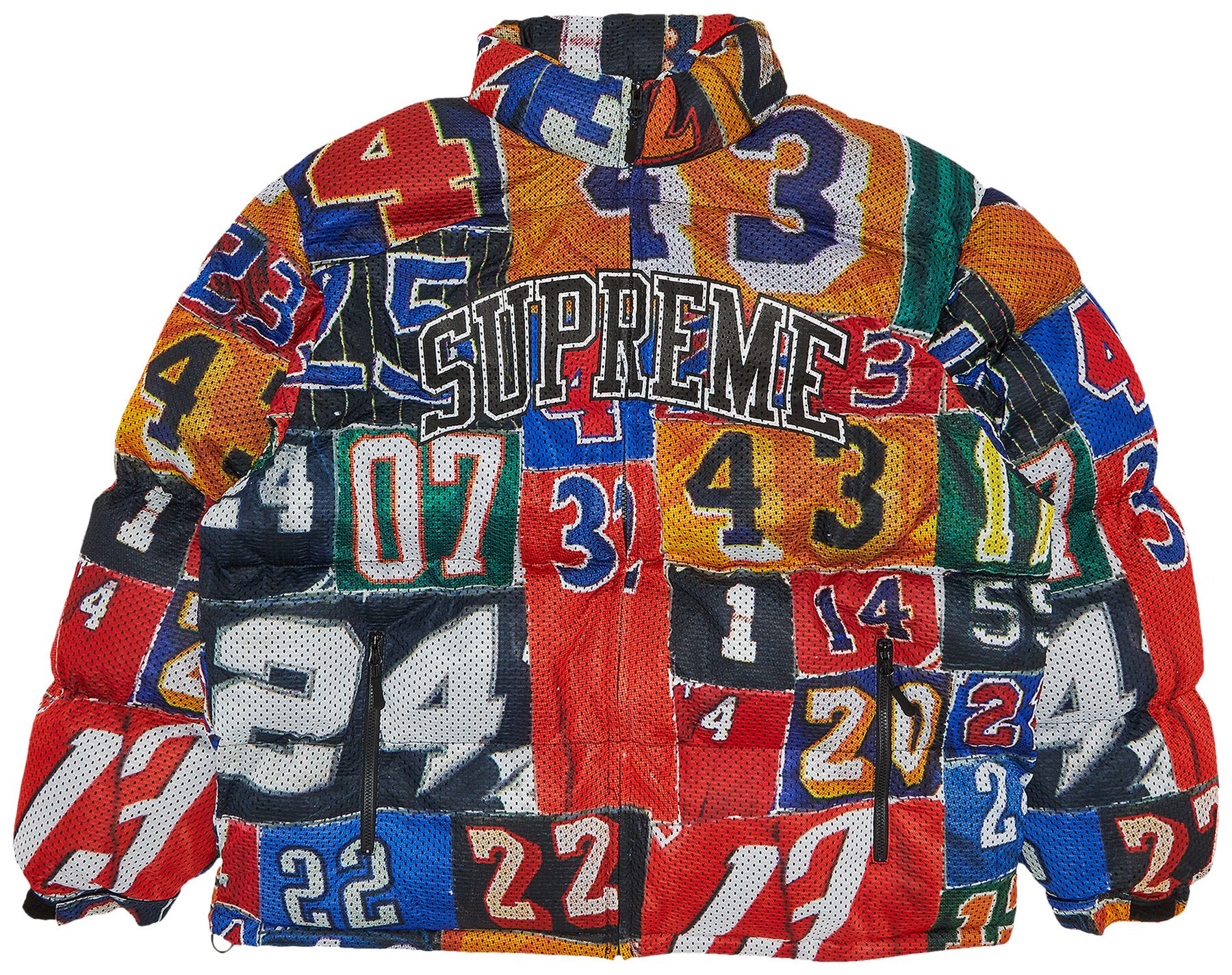 Buy Supreme Mesh Jersey Puffer Jacket 'Multicolor' - SS23J28 MULTICOLOR