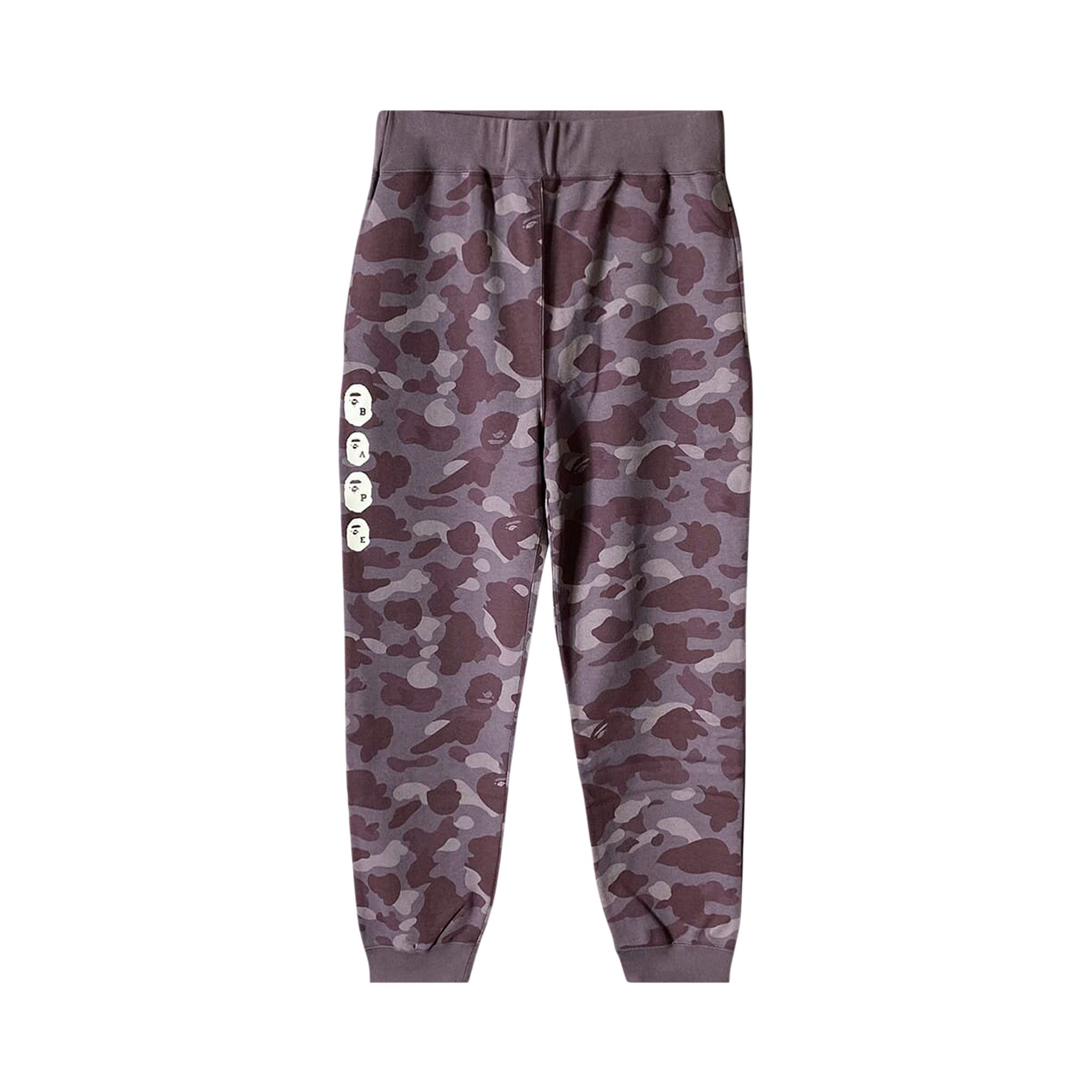 Bape purple sales camo pants